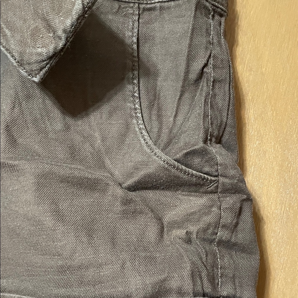 Level 99 Women's Dark Brown Casual Jean-Style Shorts - Picture 5 of 10